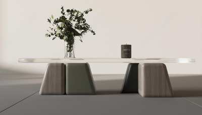 BAXTER现代茶几3D模型下载